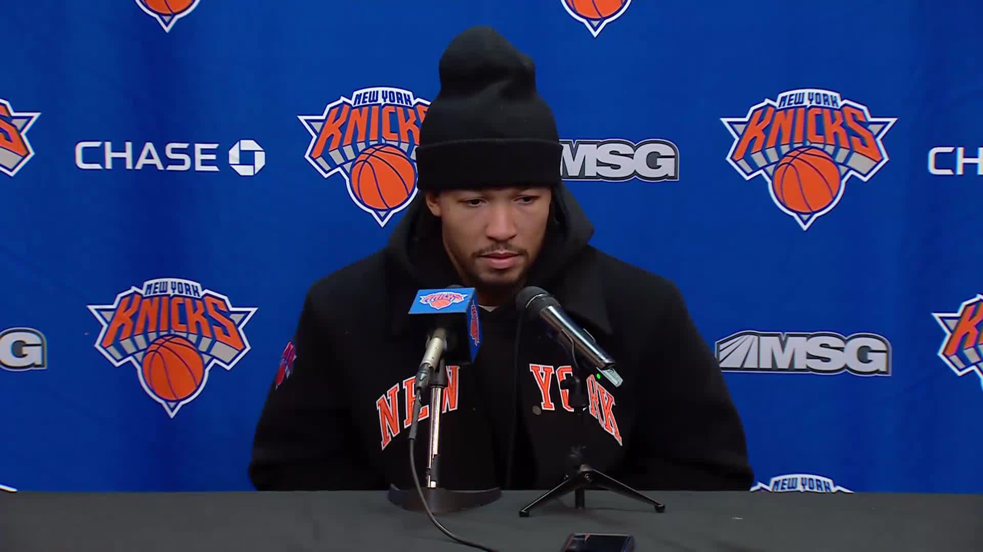 LAC 134, NYK 128: Jalen Brunson's Postgame Media Availability | NBA.com