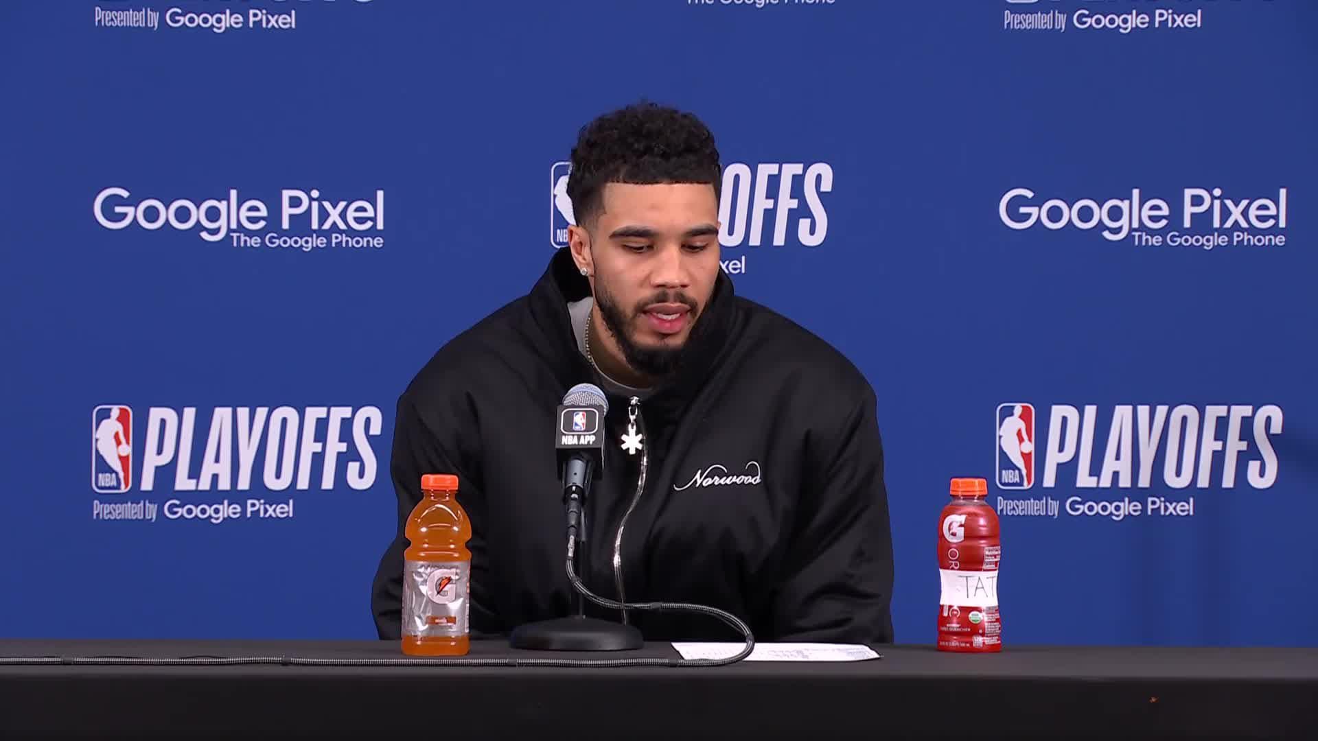 ATL 119, BOS 117: Jayson Tatum's Postgame Media Availability | NBA.com