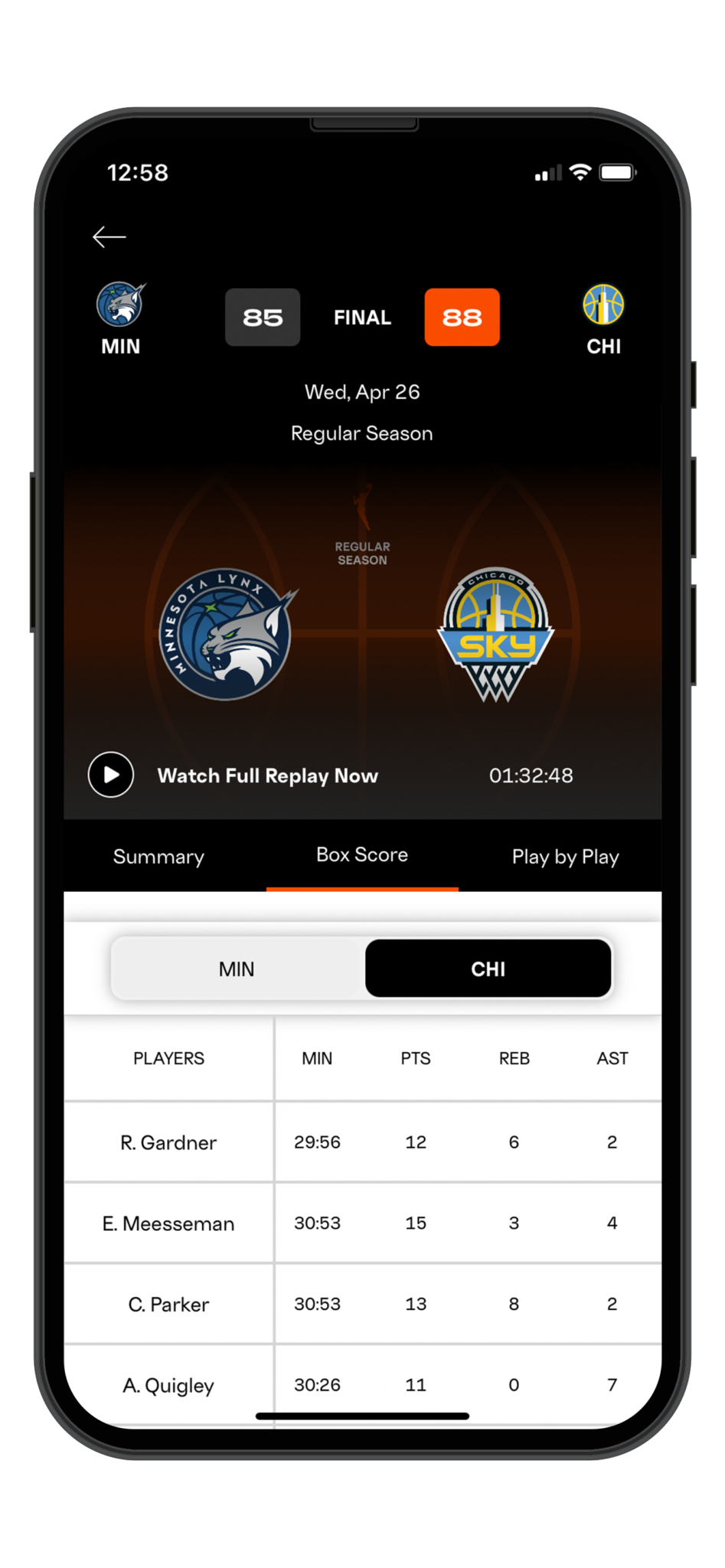 The WNBA App is ready for tipoff