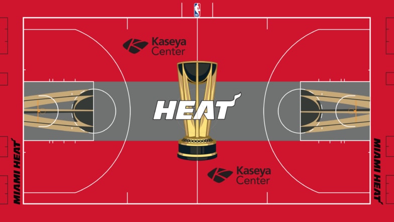 NBA unveils custom courts for In-Season Tournament