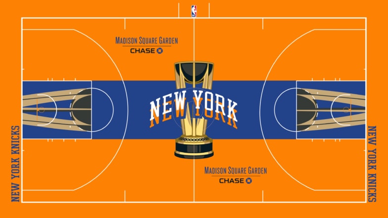 NBA unveils custom courts for In-Season Tournament