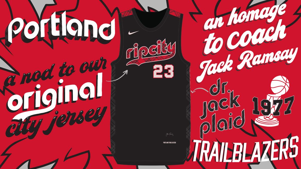 Nba Uniforms Rip Blazers unveil updated 'Rip City' uniforms | NBA.com