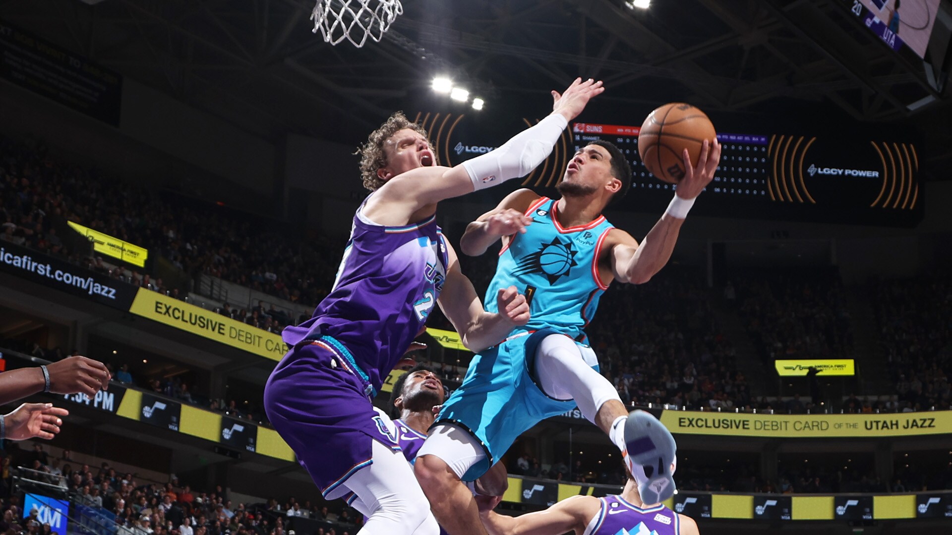 Jazz host Suns, attempt to move to 3-0 in pool play