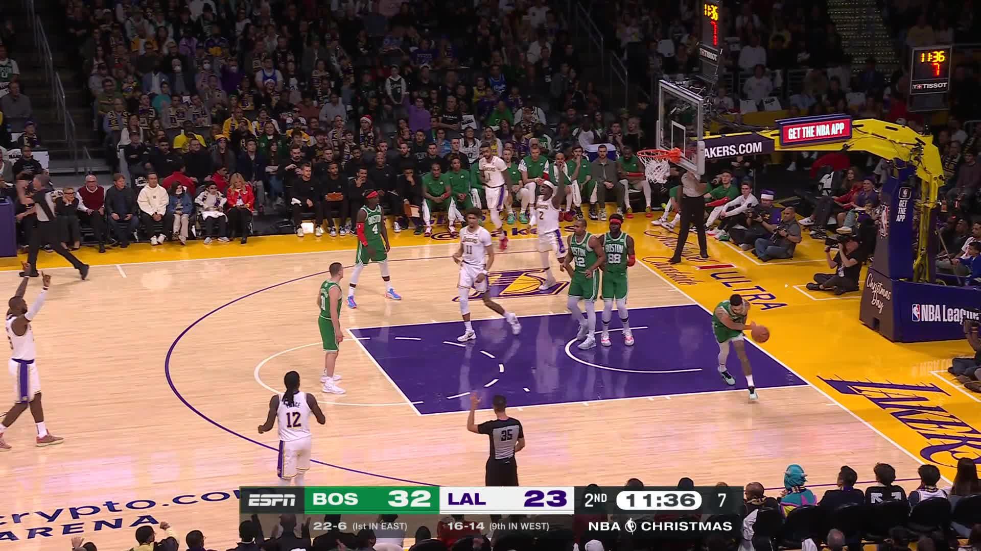 Los Angeles Lakers with a 11 0 Run vs Boston Celtics 2023 12 25T22 46 11 Boston Celtics vs Los Angeles Lakers Dec 25, 2023 Box Scores | NBA.com