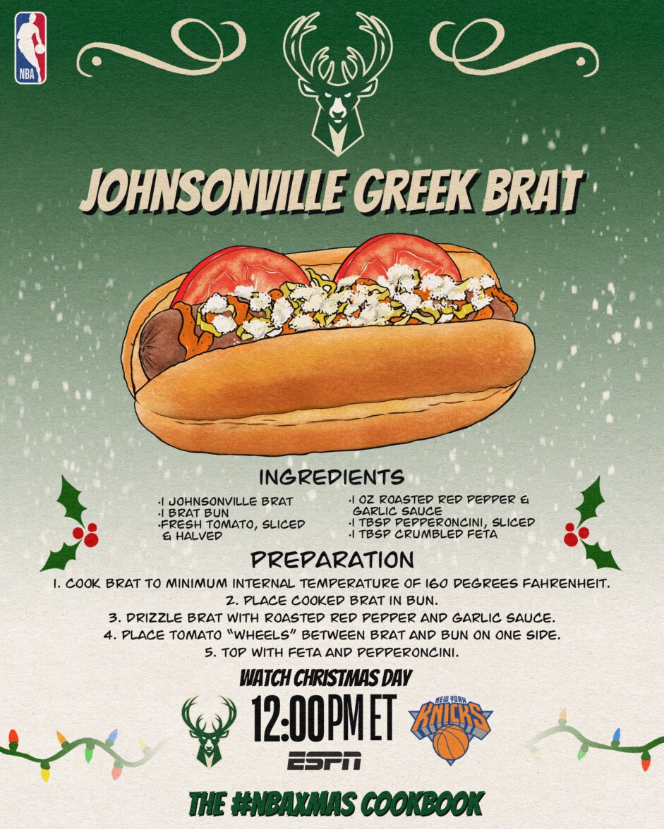 Milwaukee Bucks: Johnsonville Greek Brat | NBA.com
