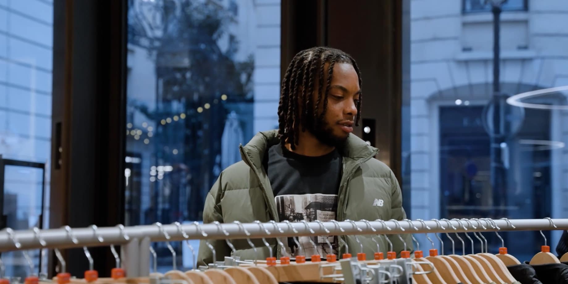 Darius Garland at Paris New Balance Store