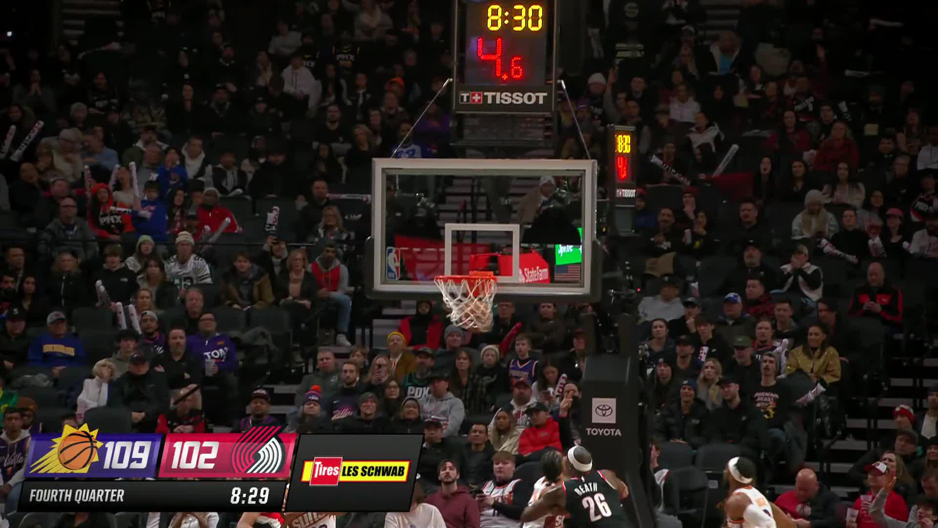 MC Blazer game (53A) Blazers vs. Suns exhibition, Memorial