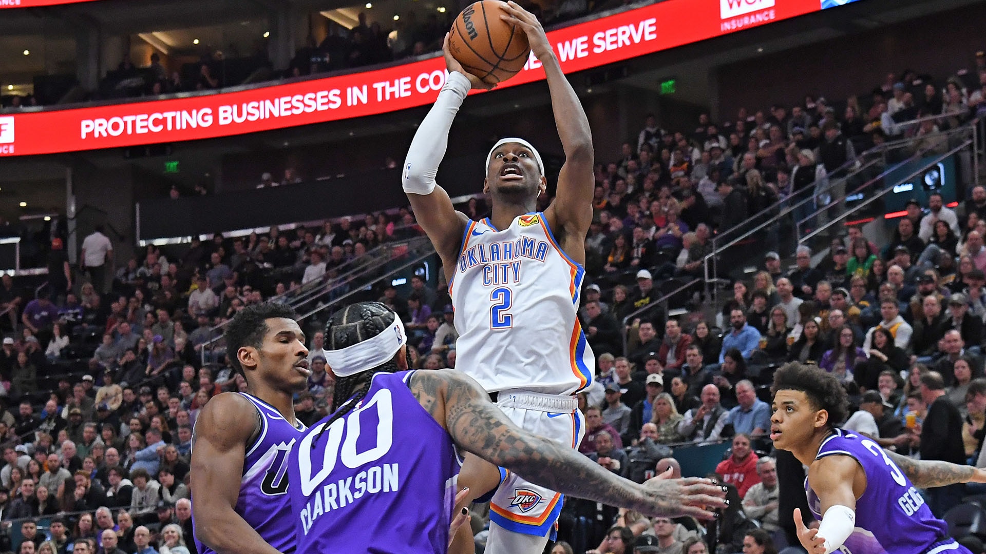 Vivid Sga (elbow) Ruled Out For Thunder-jazz Matchup Artwork for Your Screen Vivid Sga (elbow) Ruled Out For Thunder-jazz Matchup Artwork for Your Screen