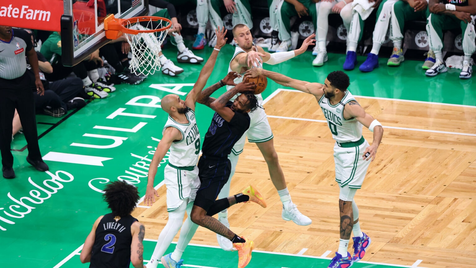 NBA Finals Film Study Celtics' oneonone defense slows Mavs in Game 1