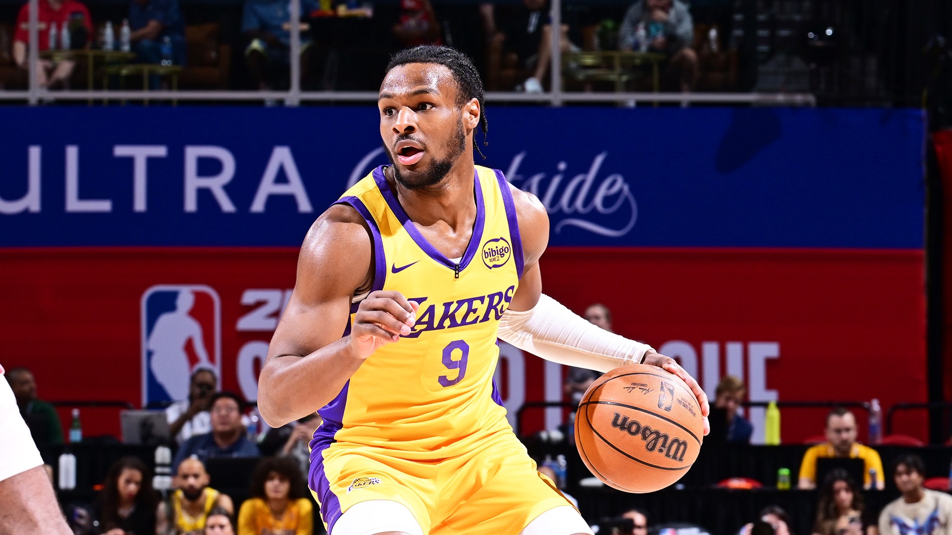 Bronny James makes preseason debut with Lakers without LeBron