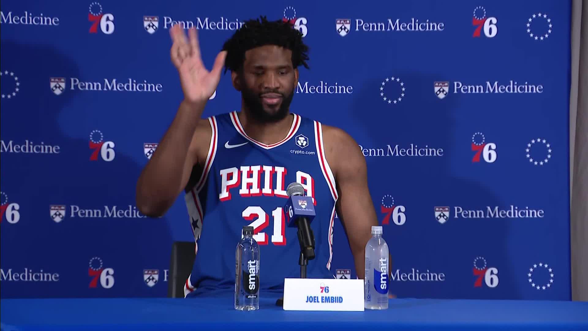 Joel Embiid Media Day Presser