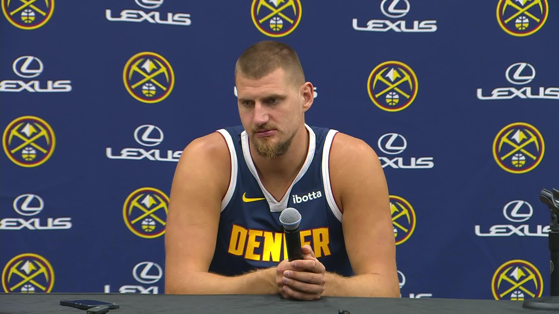Nikola Jokic Media Day Presser