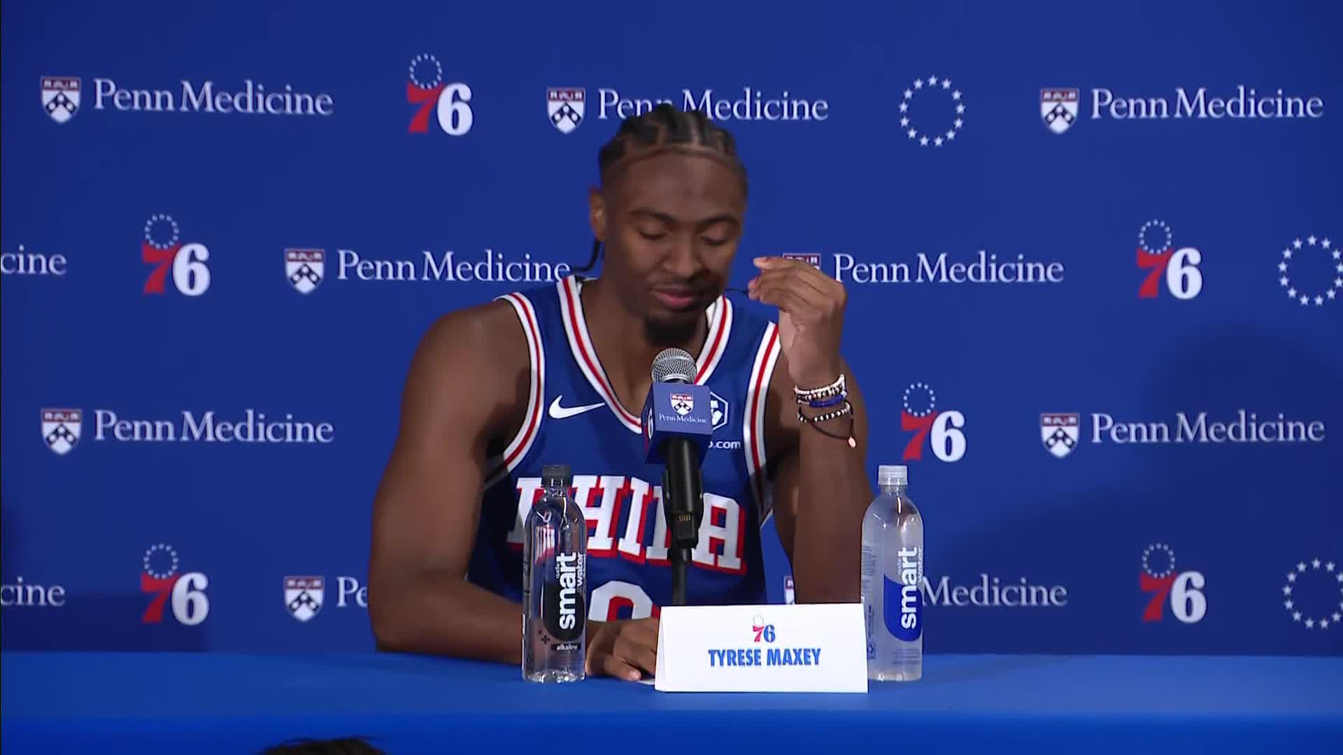 Tyrese Maxey Media Day Presser | NBA.com