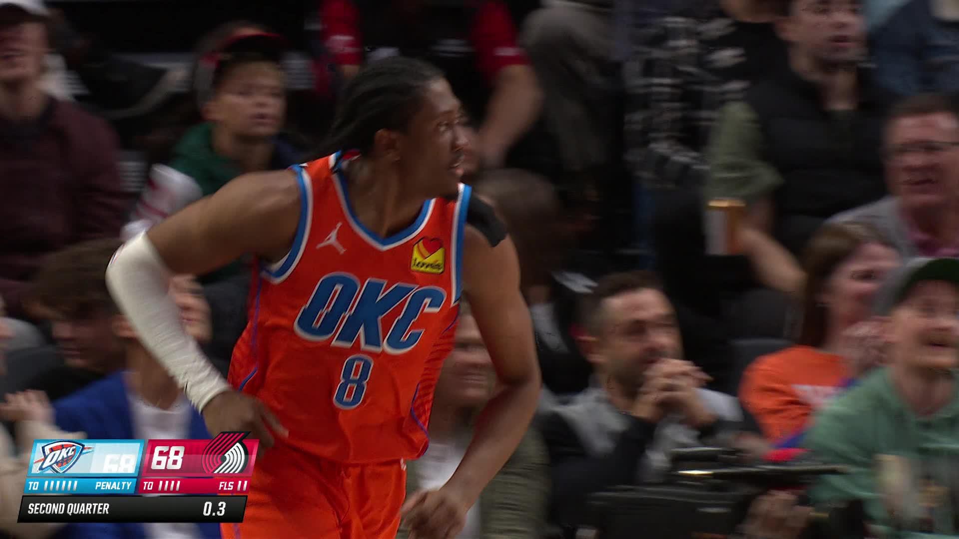 Oklahoma City Thunder vs Portland Trail Blazers Nov 1, 2024