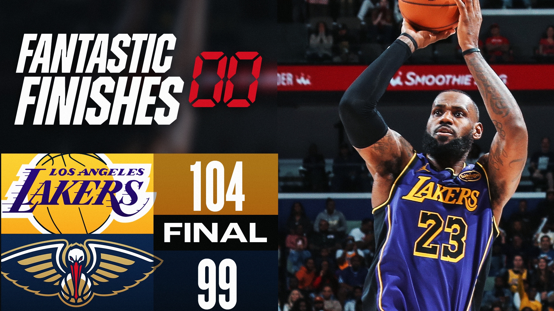 LeBron comes up clutch in New Orleans