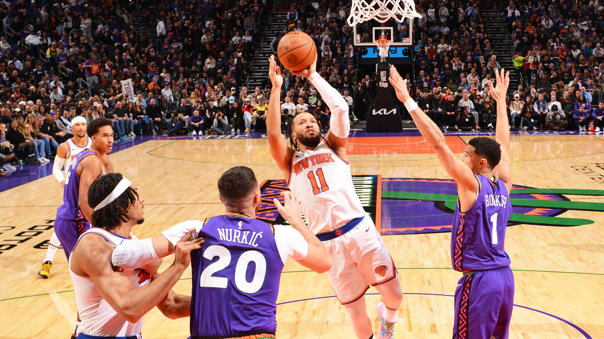 Knicks vs phoenix suns match player stats
