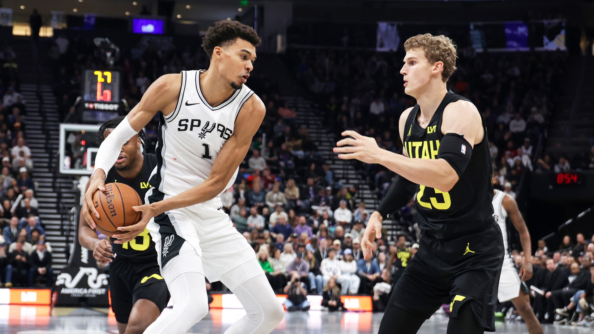 San antonio spurs vs utah jazz match player stats
