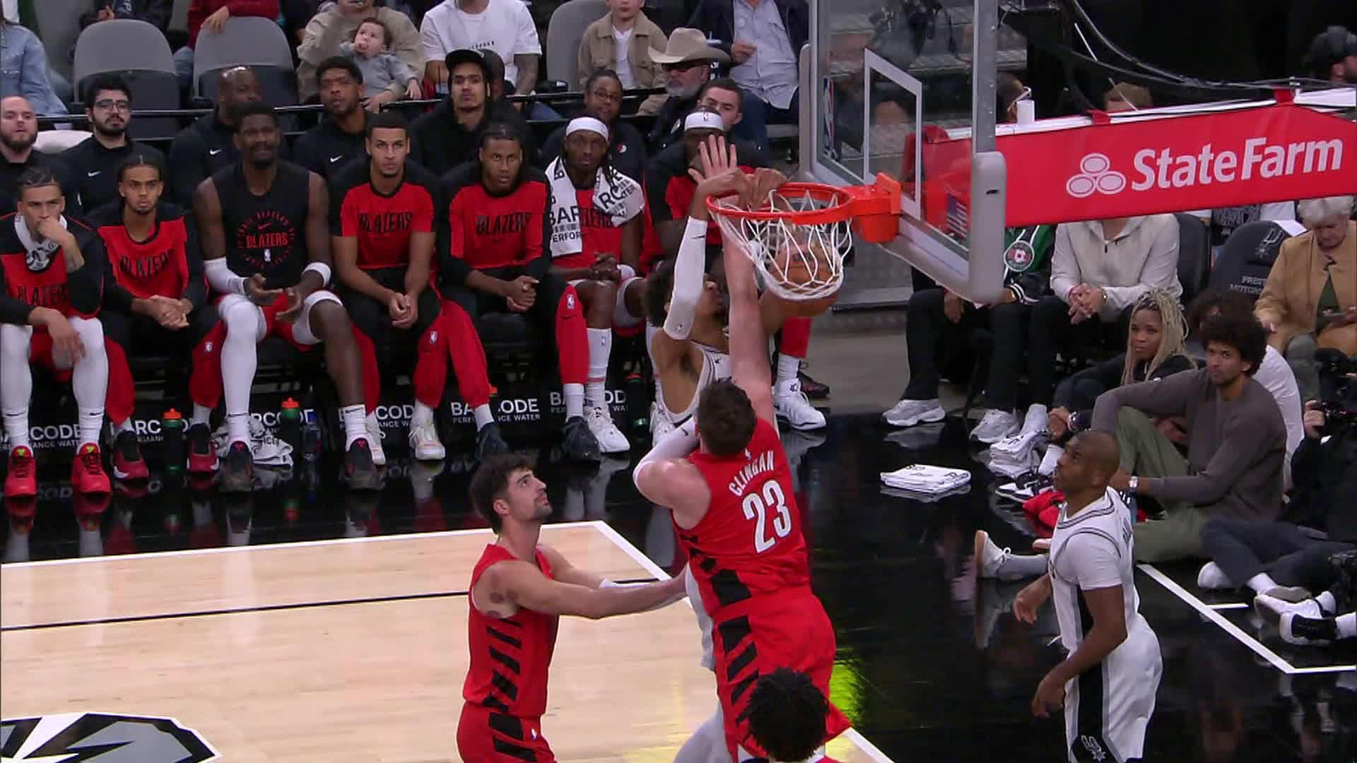 Portland Trail Blazers vs San Antonio Spurs Dec 21, 2024 Game