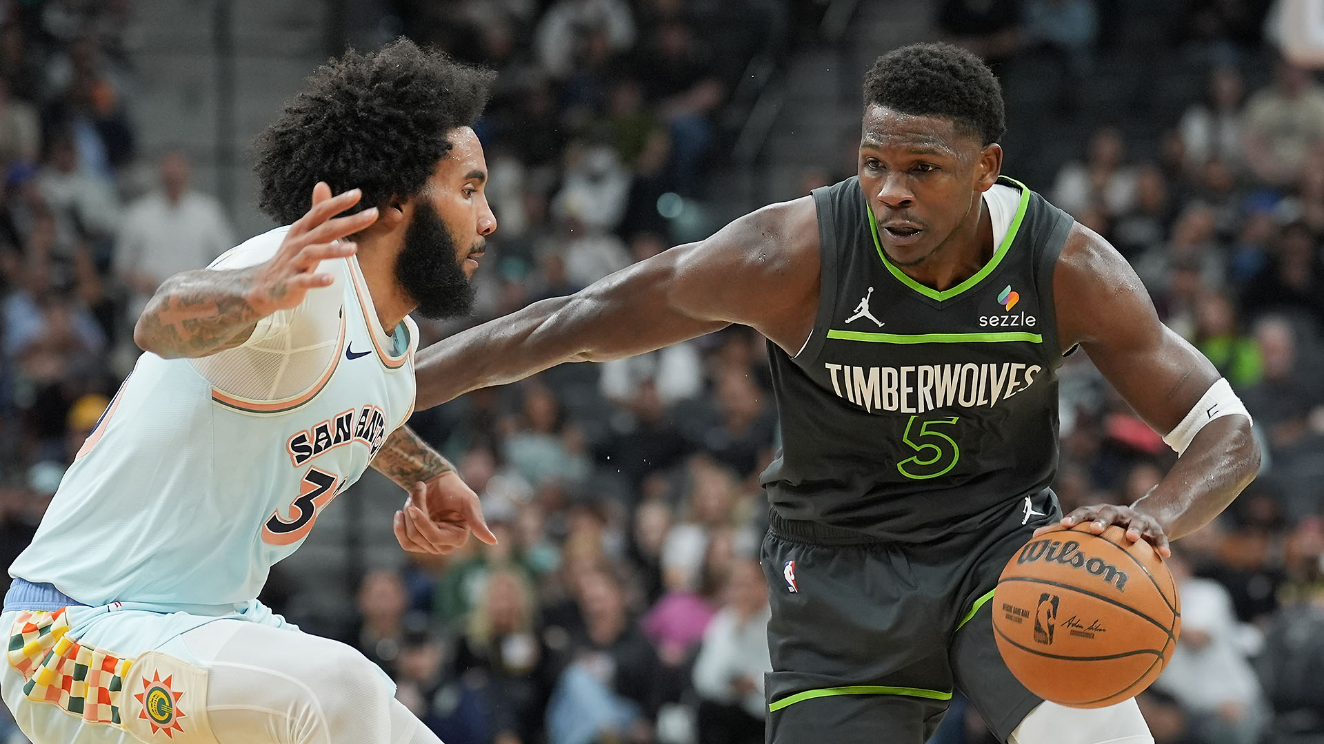 san antonio spurs vs timberwolves match player stats