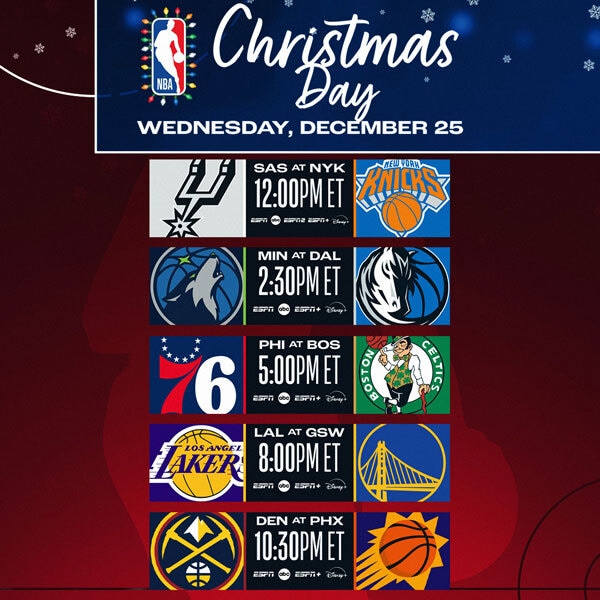 Nba Xmas Schedule 2027
