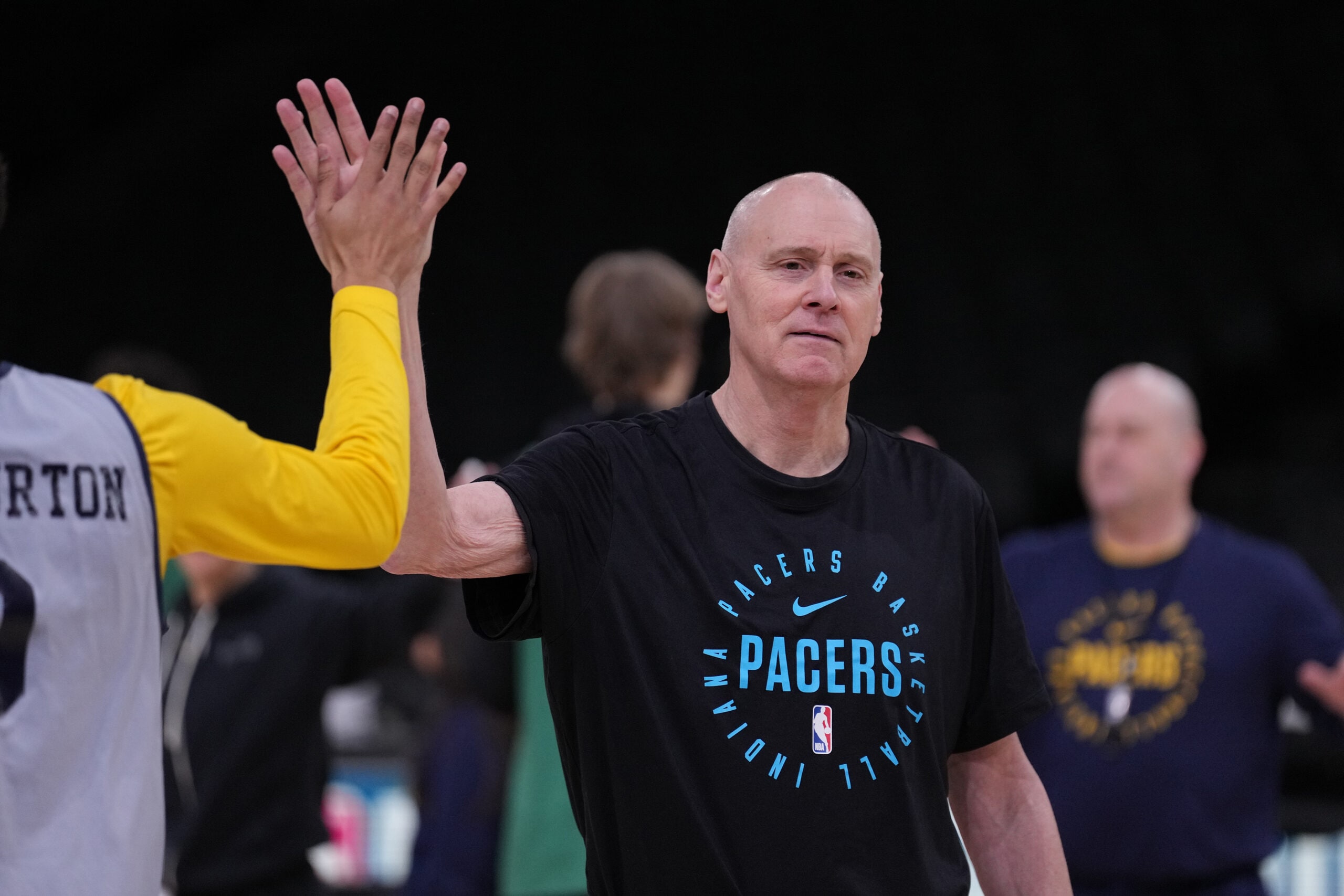 Rick Carlisle Mic'd Up During Indiana's Practice in Paris