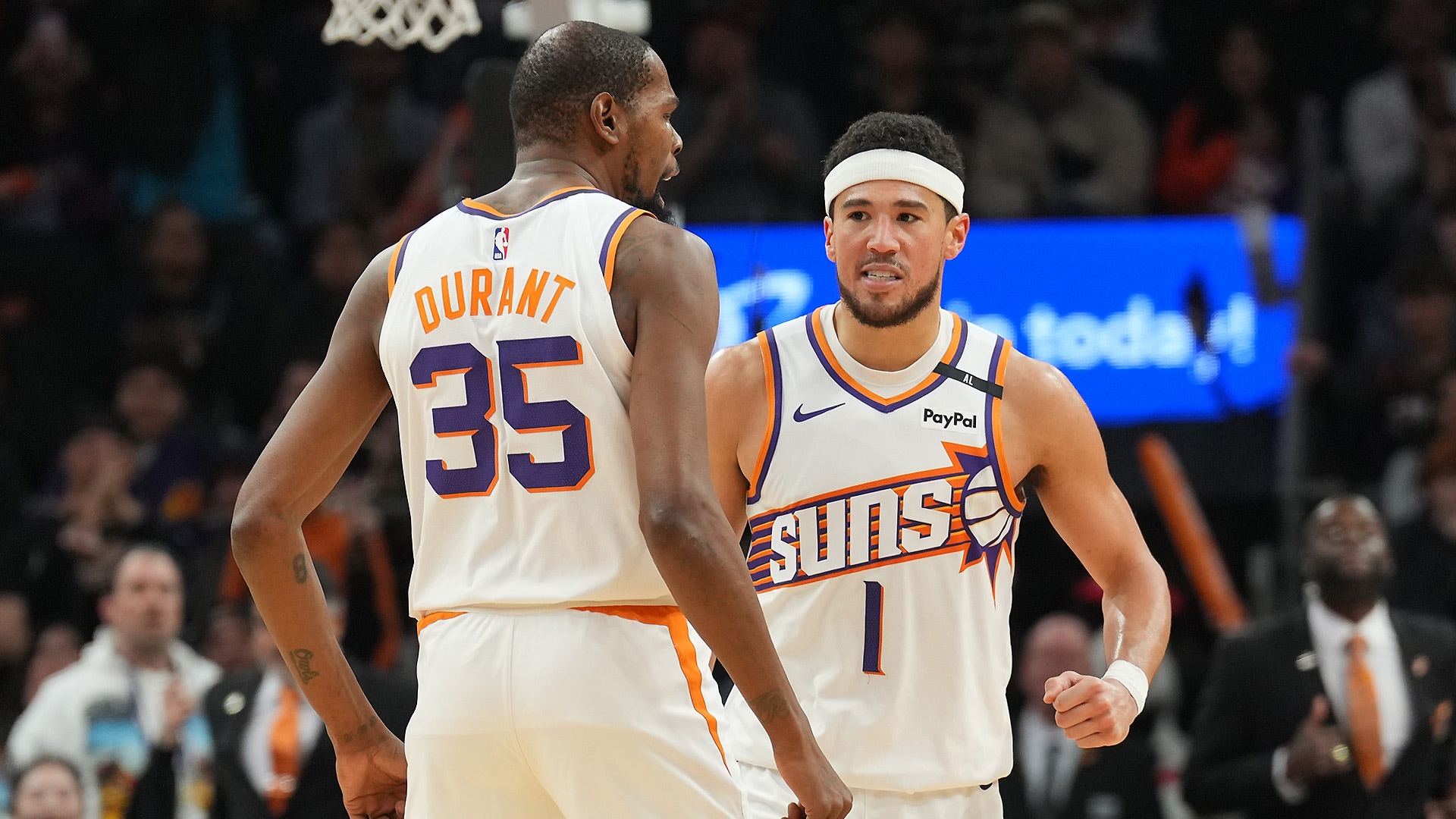 Kevin Durant, Devin Booker fueling Suns' rise