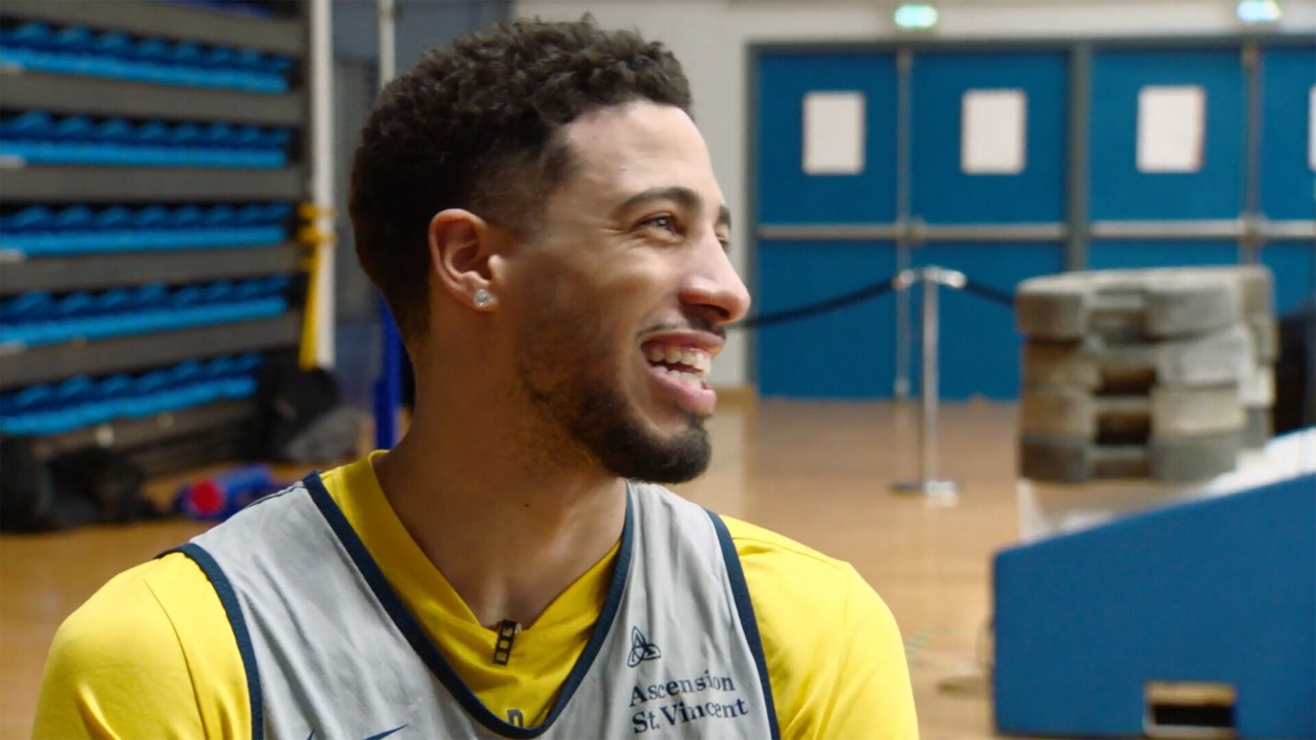 Myles Turner and Tyrese Haliburton Show Us the French Phrases They've Learned