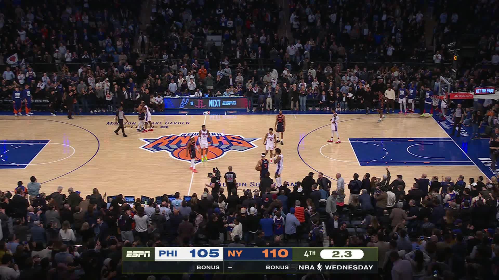 PHI vs. NYK Highlights