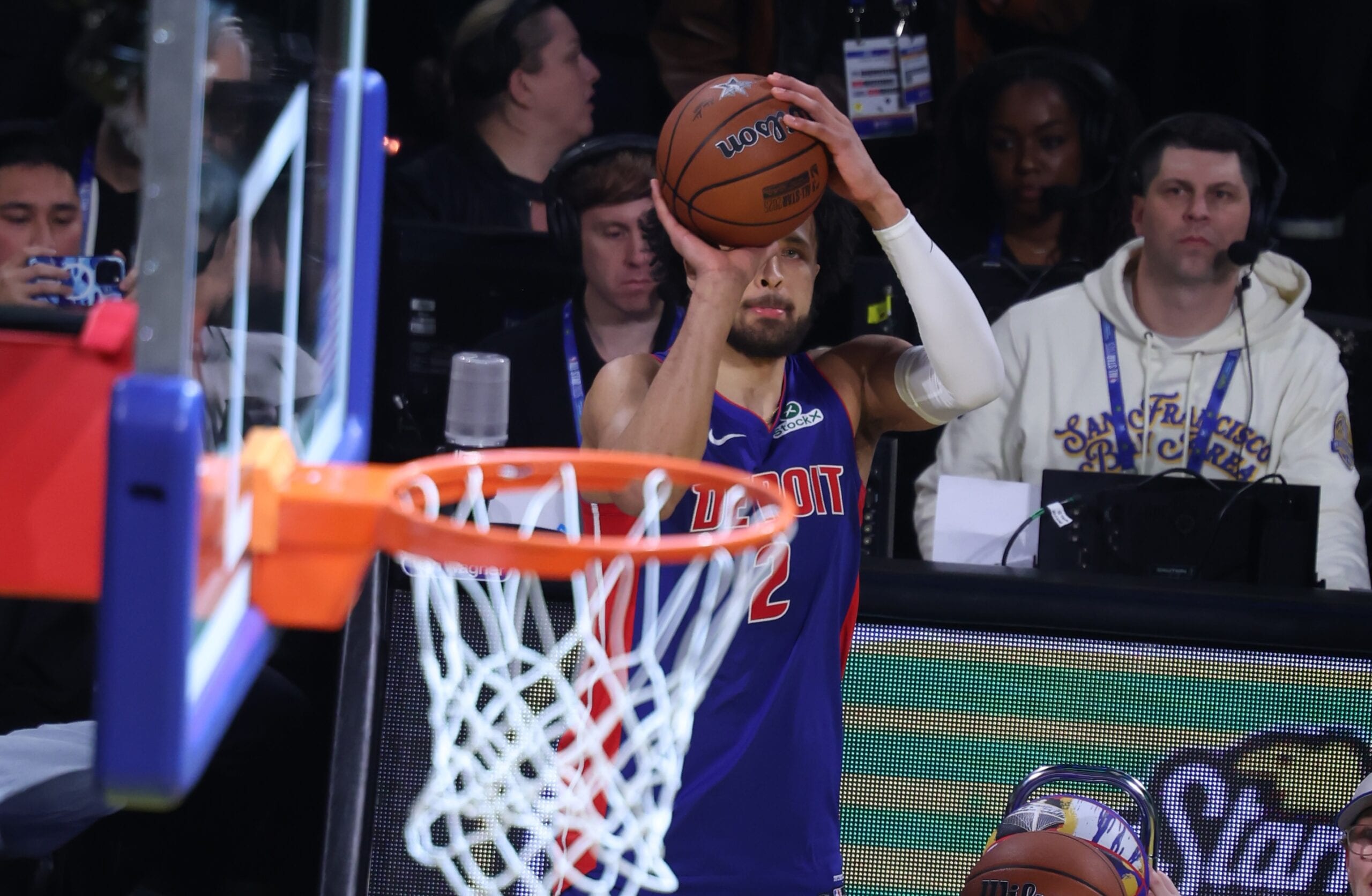 Starry 3-Point Contest: Cade Cunningham, Round 1