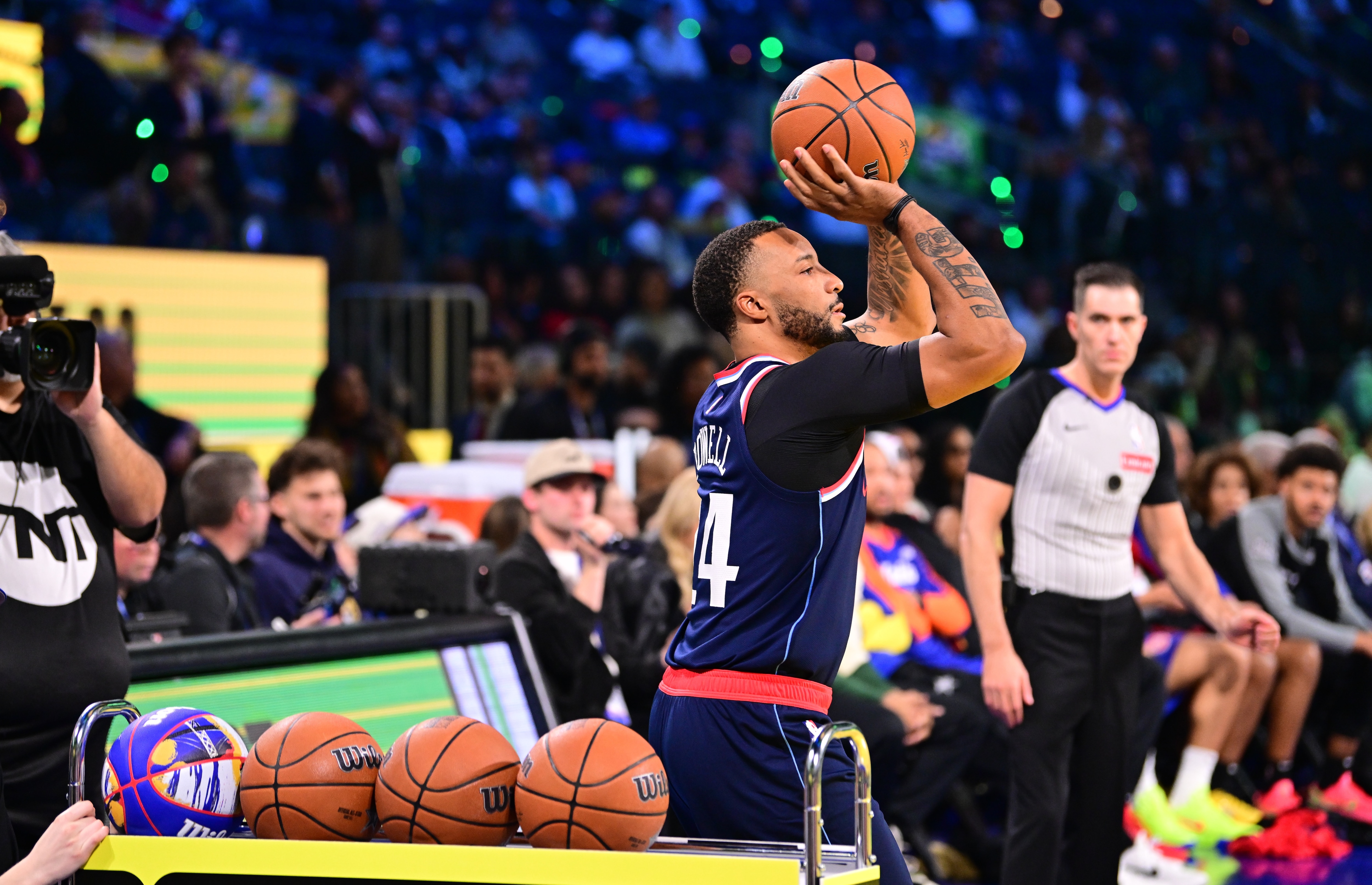 Starry 3-Point Contest: Norman Powell, Round 1