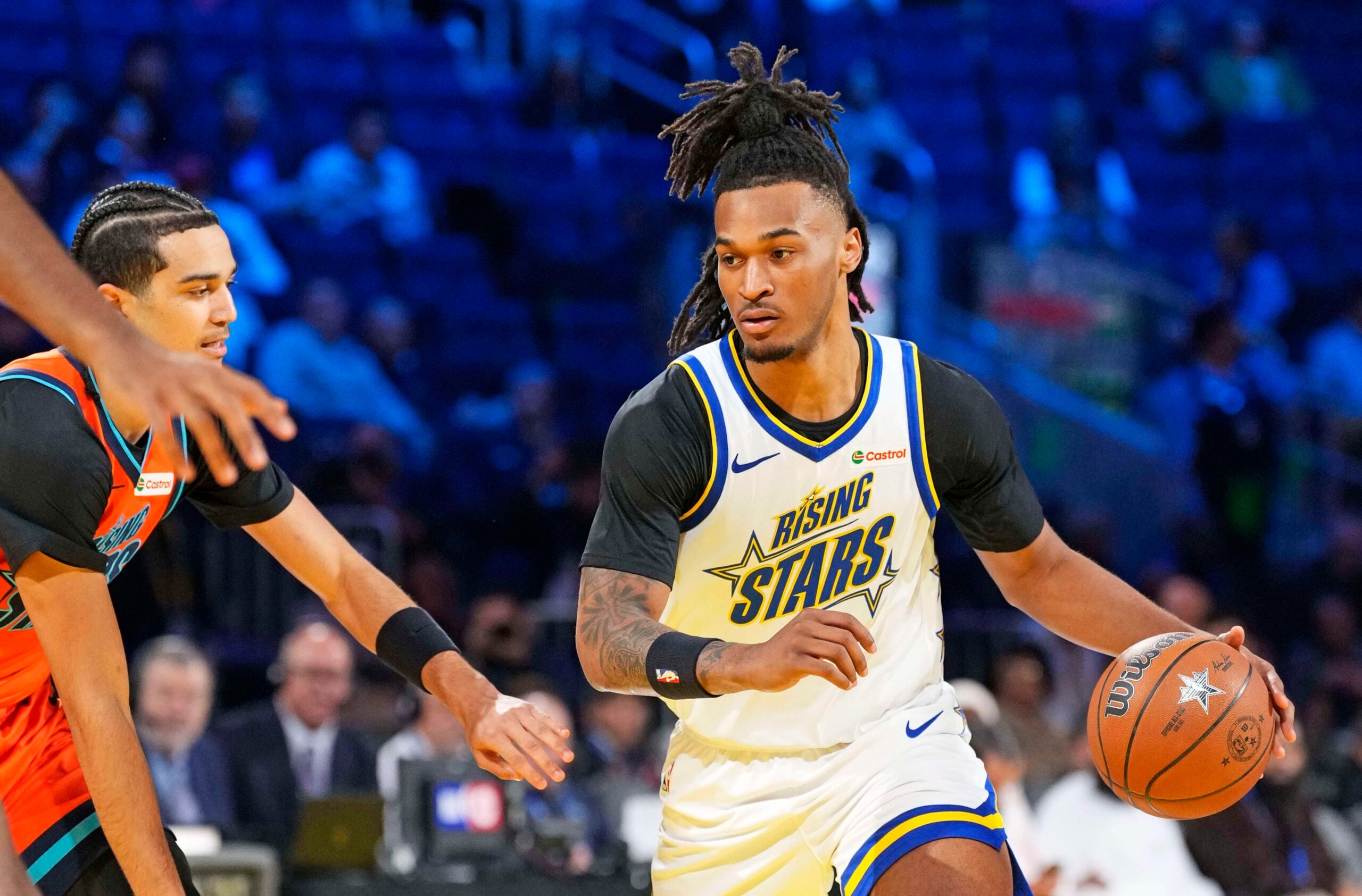 Stephon Castle buries the game-winning shot at Rising Stars game