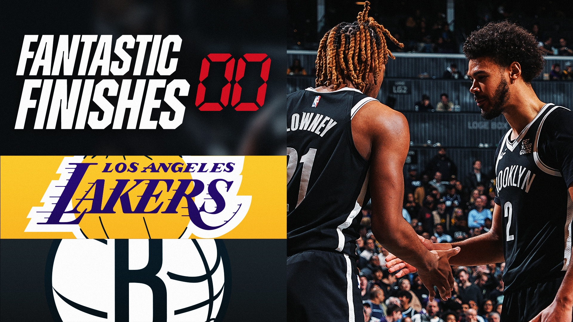 Nets hold off Lakers in Brooklyn