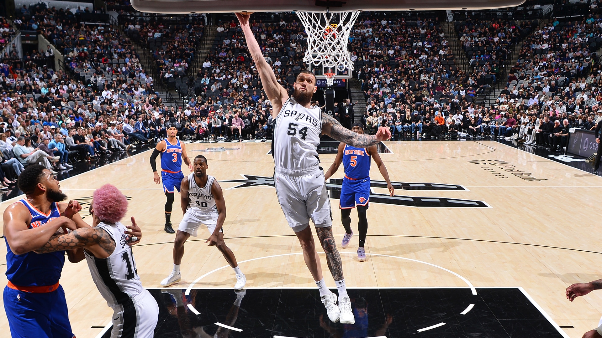 san antonio spurs vs knicks match player stats