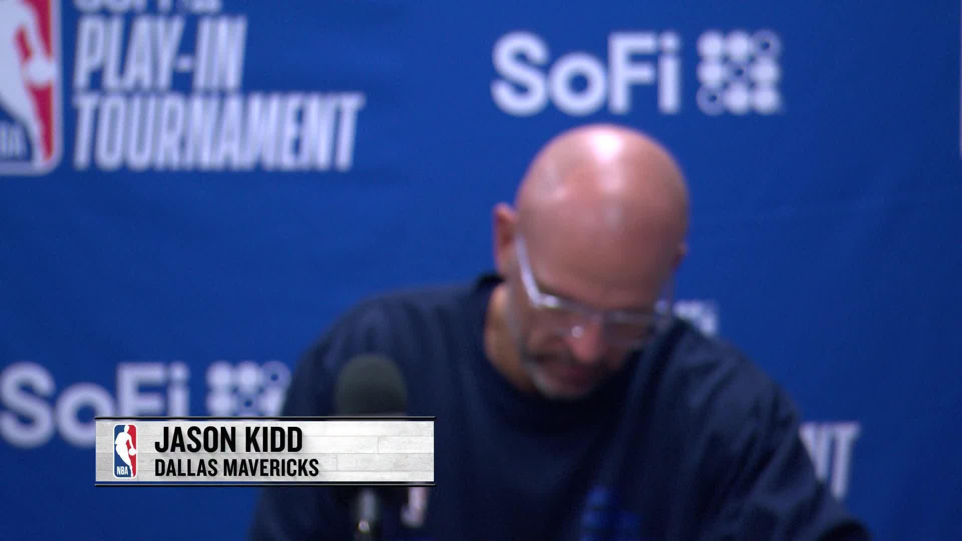MEM 120, DAL 106: Mavericks Coach Jason Kidd's Postgame Media Availability