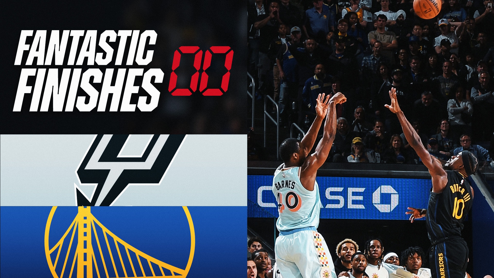 Harrison Barnes Drills The 3 At The Buzzer!