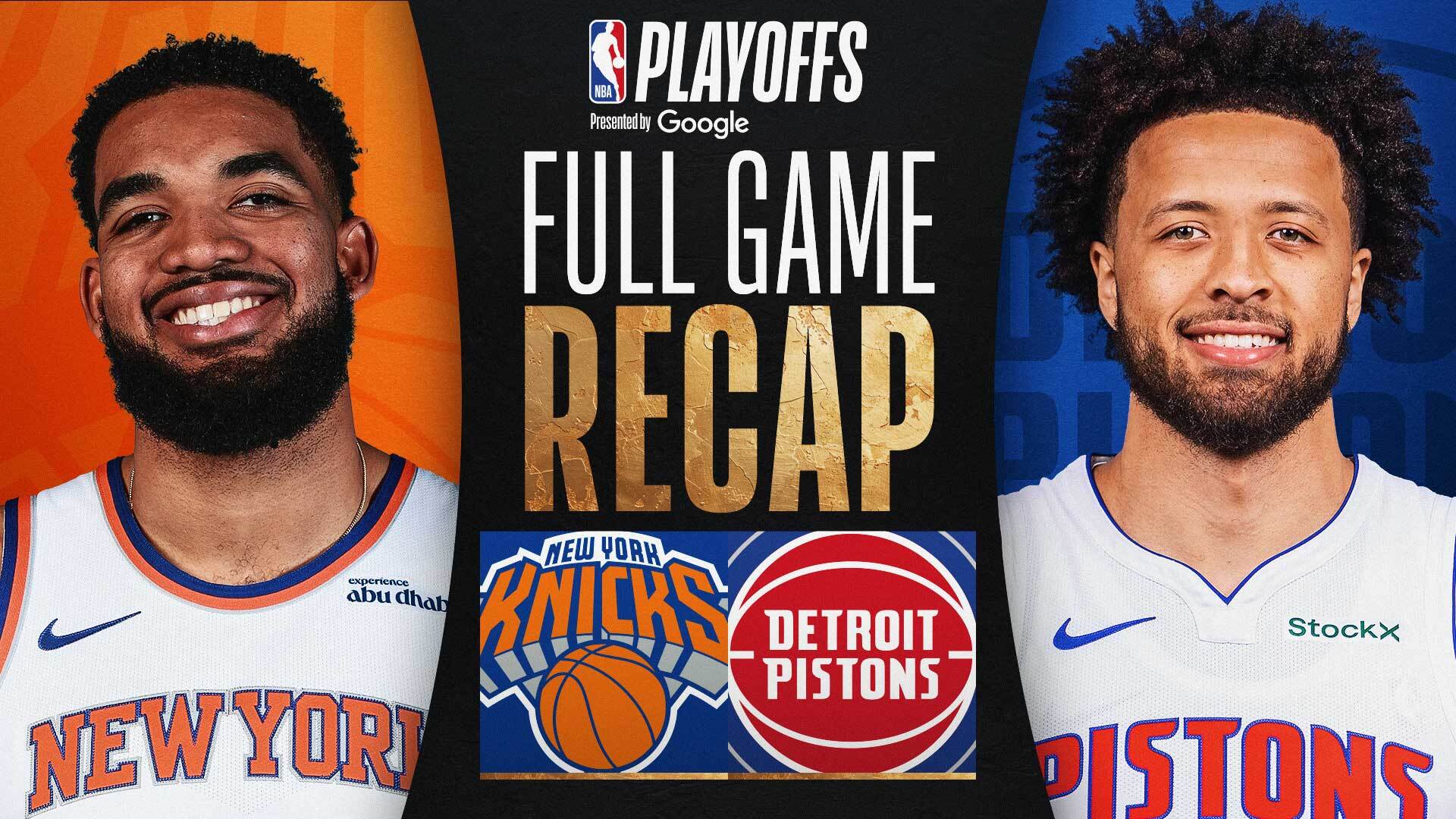 Game Recap: Knicks 94, Pistons 93