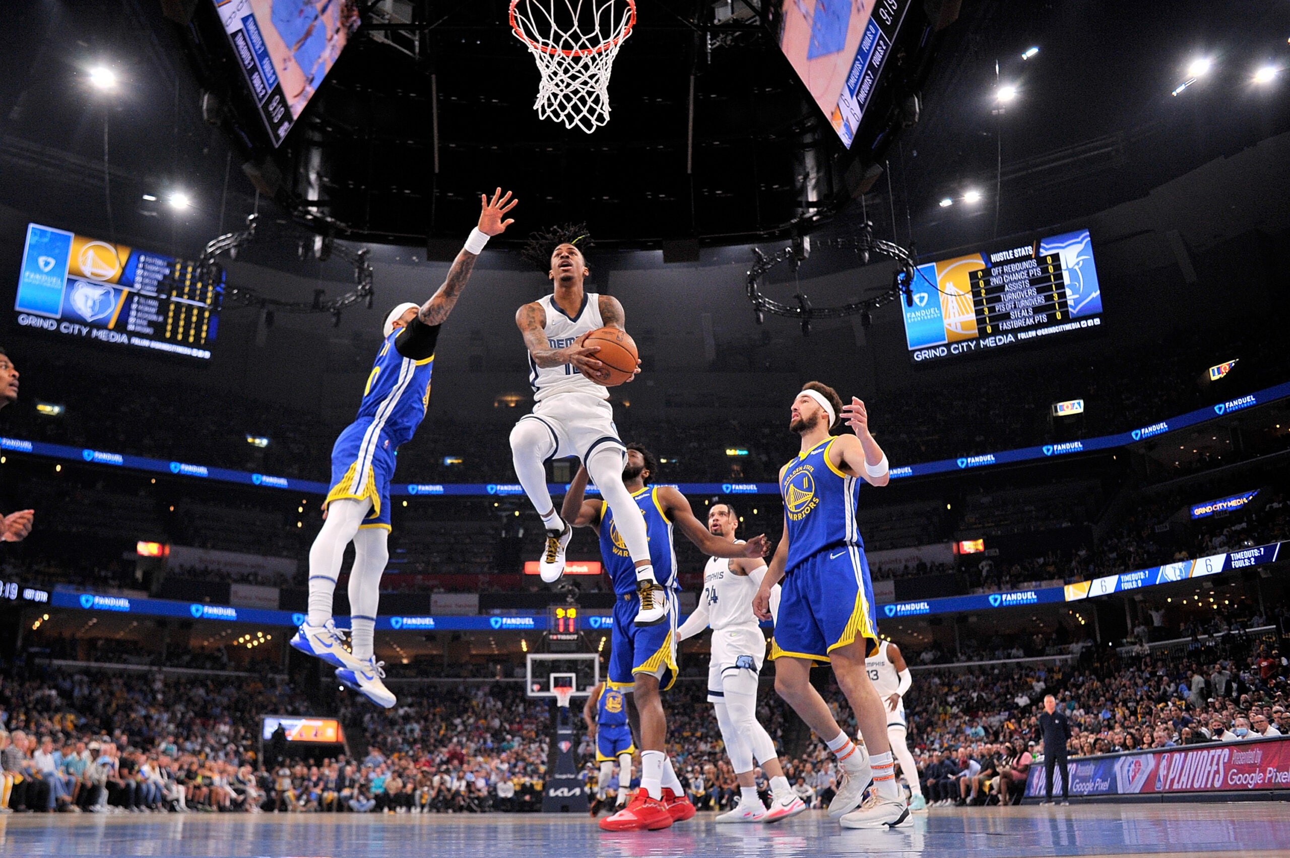 Most points in a playoff game: Memphis Grizzlies (Top 5)