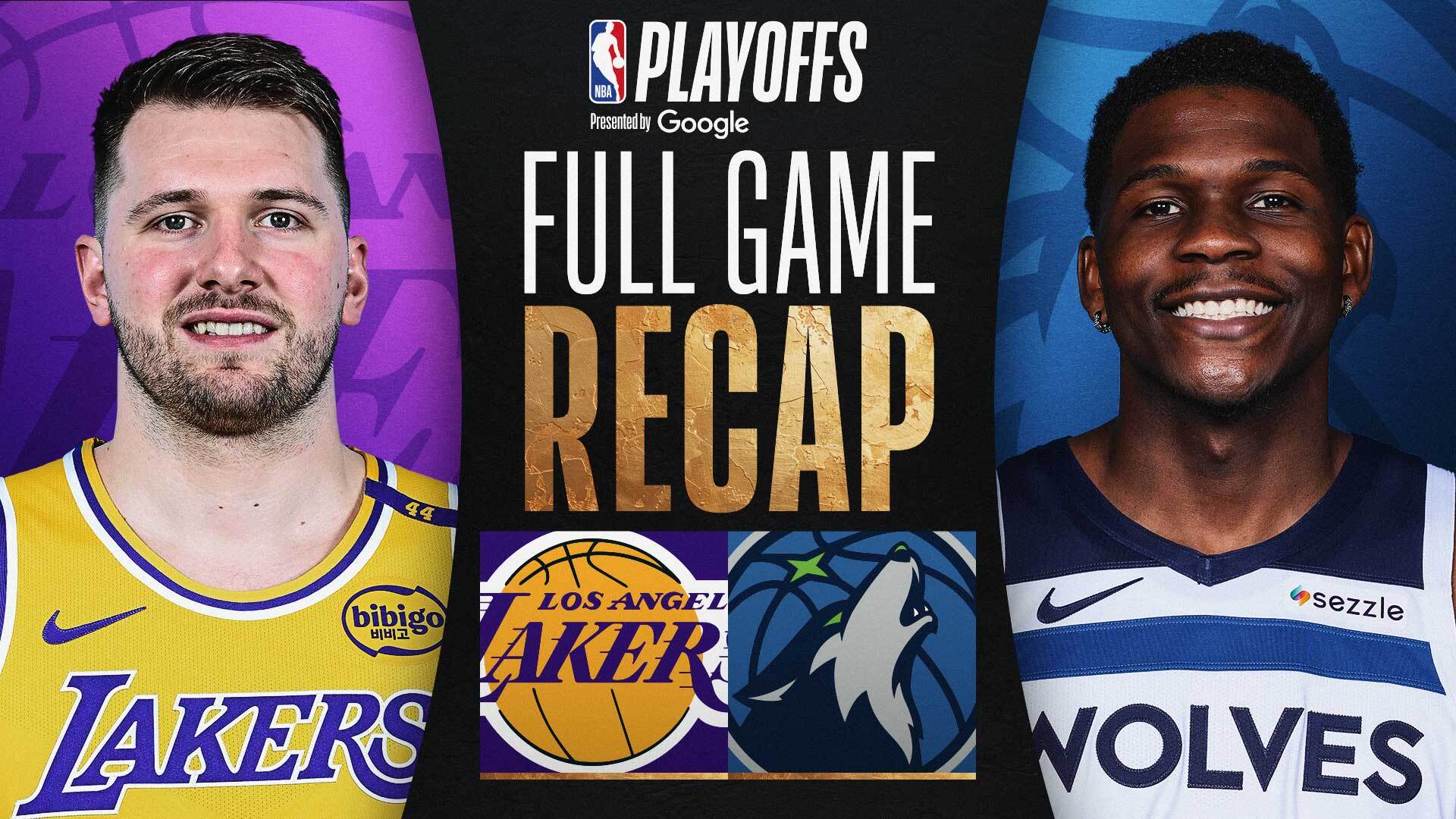 Game Recap: Timberwolves 116, Lakers 113