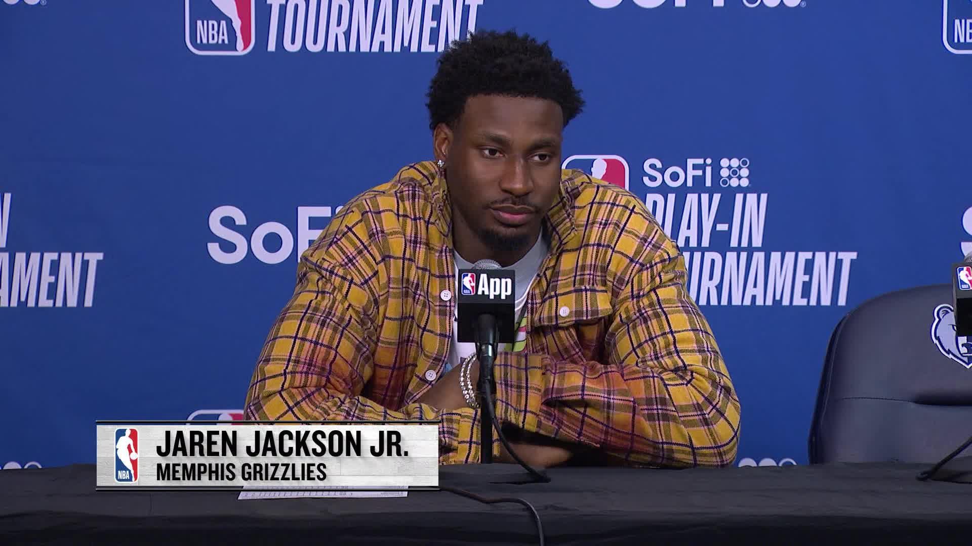 MEM 120, DAL 106: Jaren Jackson Jr's Postgame Media Availability