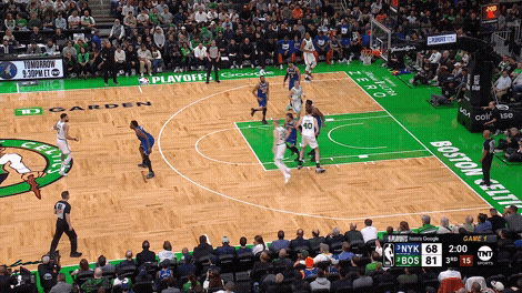 Jayson Tatum missed 3-pointer, OG Anunoby dunk