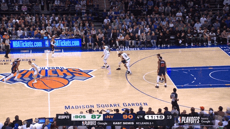Mikal Bridges Fadeaway Jumper