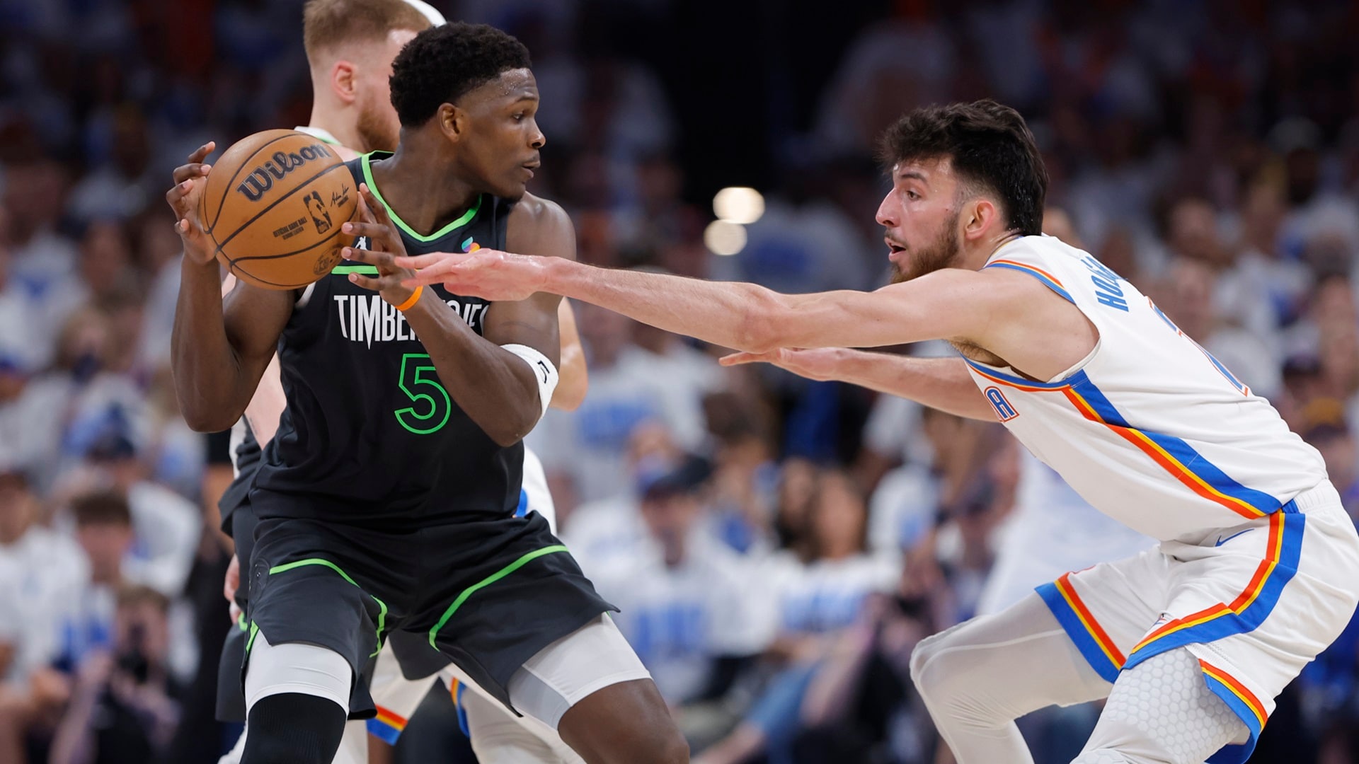 Thunder's size, defense too much for Timberwolves in Game 1