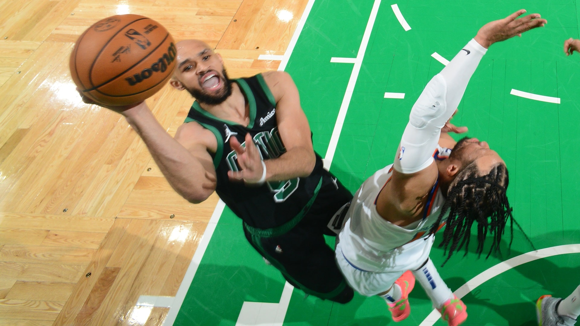 Derrick White with 34 Points vs. New York Knicks