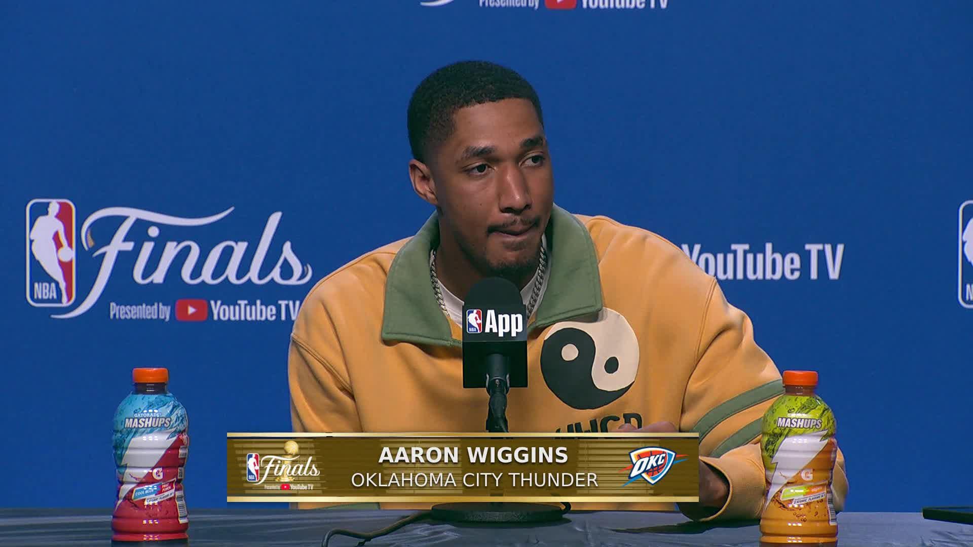 OKC 123, IND 107: Aaron Wiggins' Post Game Media Availability