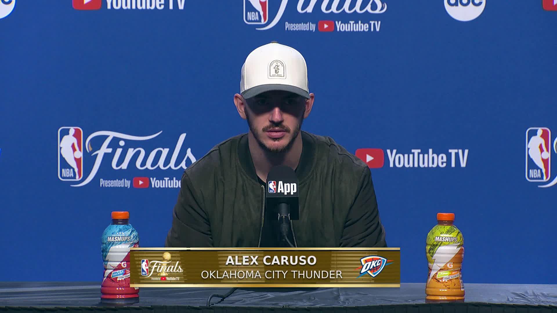 OKC 123, IND 107: Alex Caruso's Post Game Media Availability