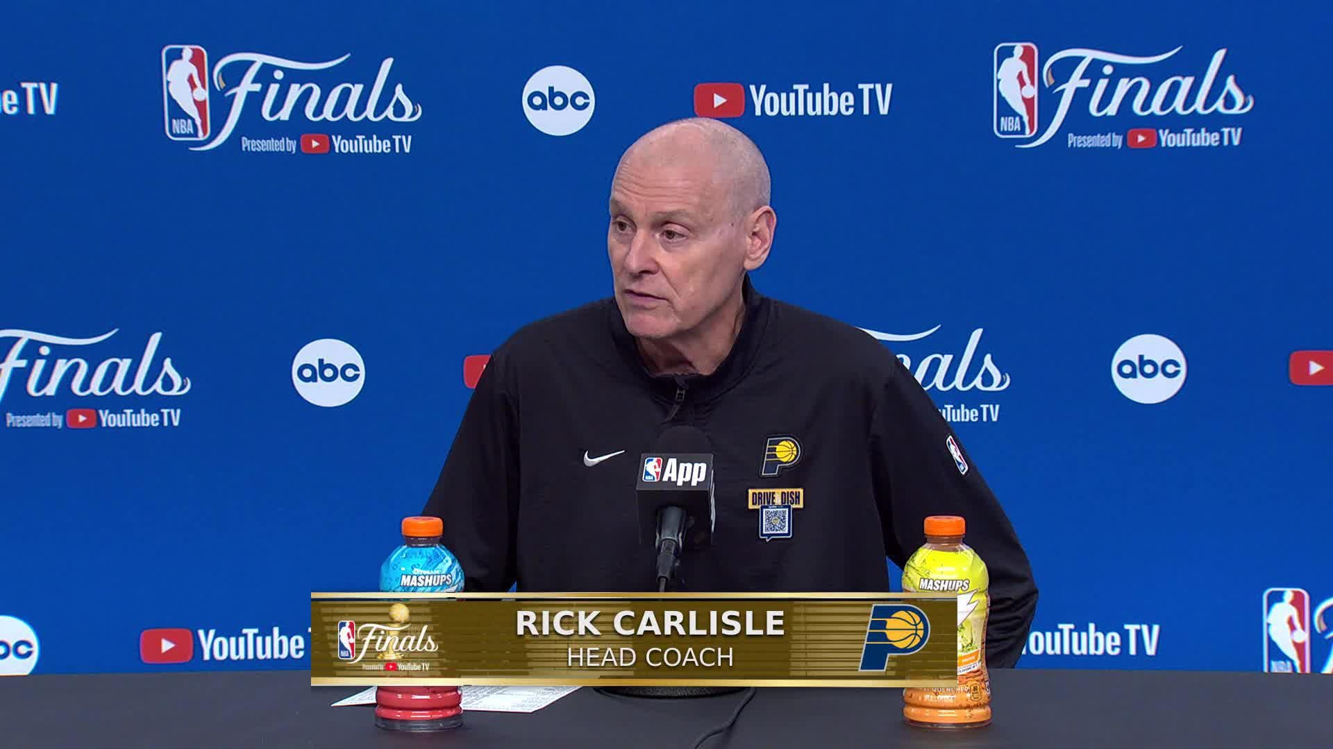 OKC 120, IND 109: Pacers Coach Rick Carlisle’s Postgame Media Availability