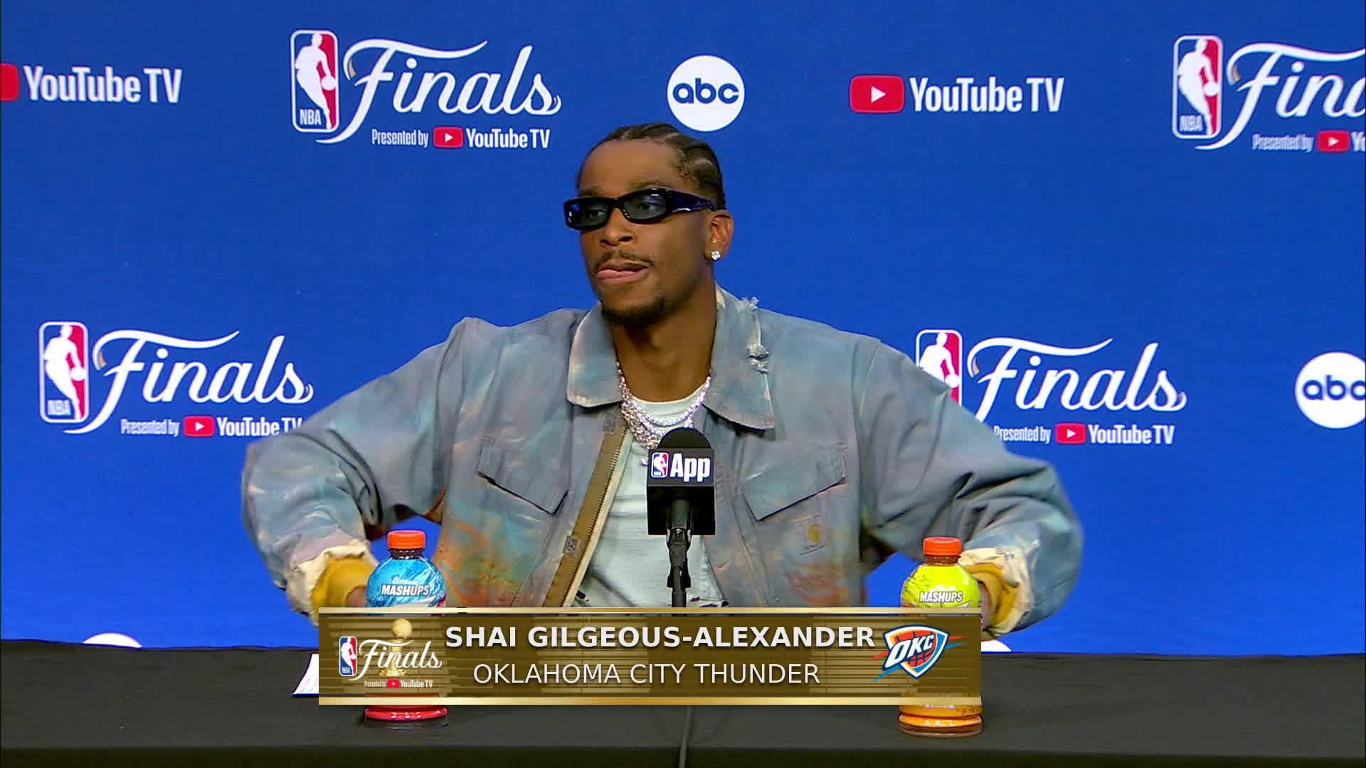 IND 116, OKC 107: Shai Gilgeous-Alexander's Postgame Media Availability