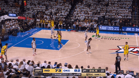 T.J. McConnell assist on Pascal Siakam corner 3-pointer