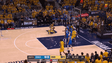 T.J. McConnell steal and layup
