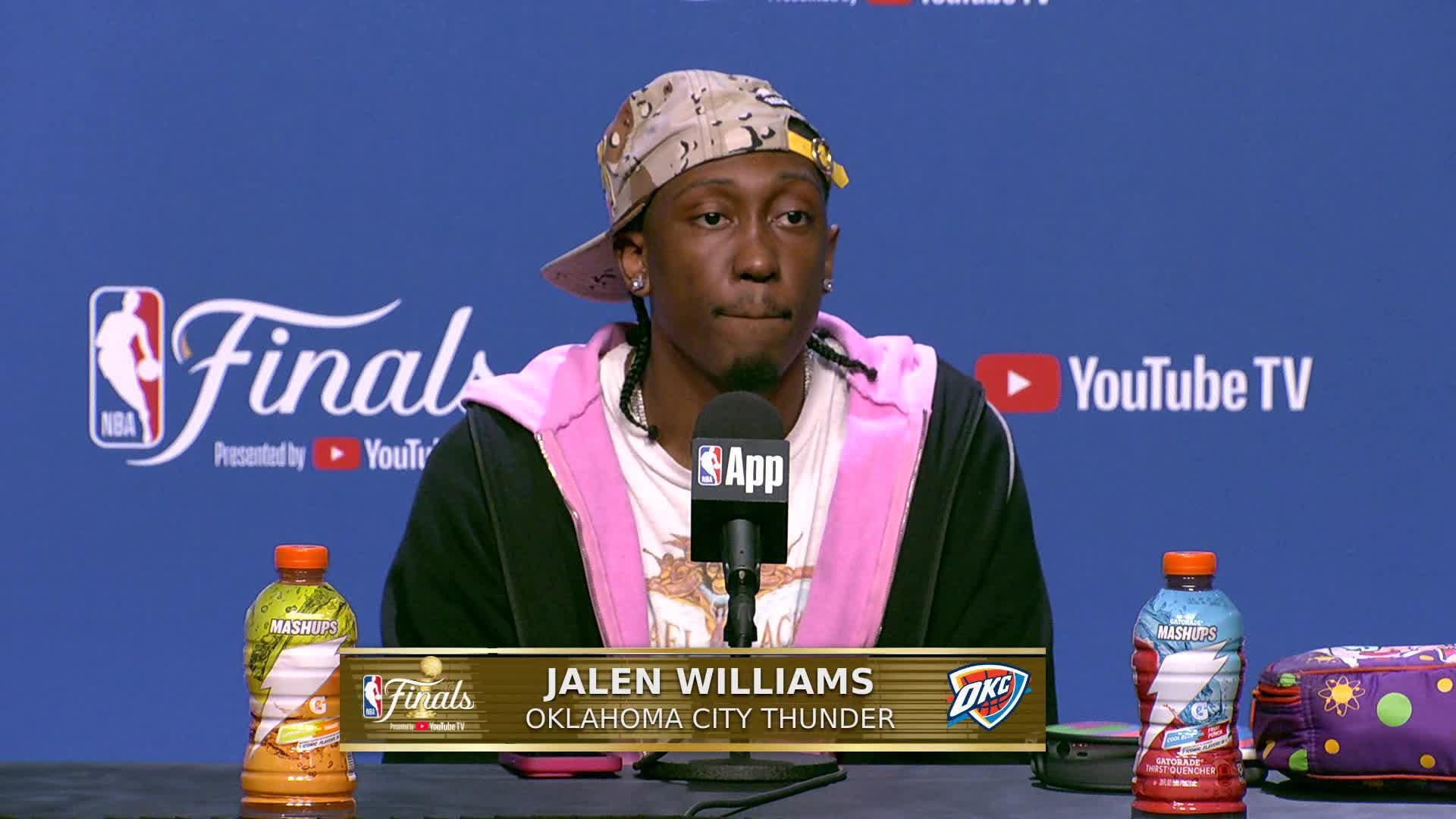 IND 111, OKC 110: Jalen Williams' Post Game Media Availability